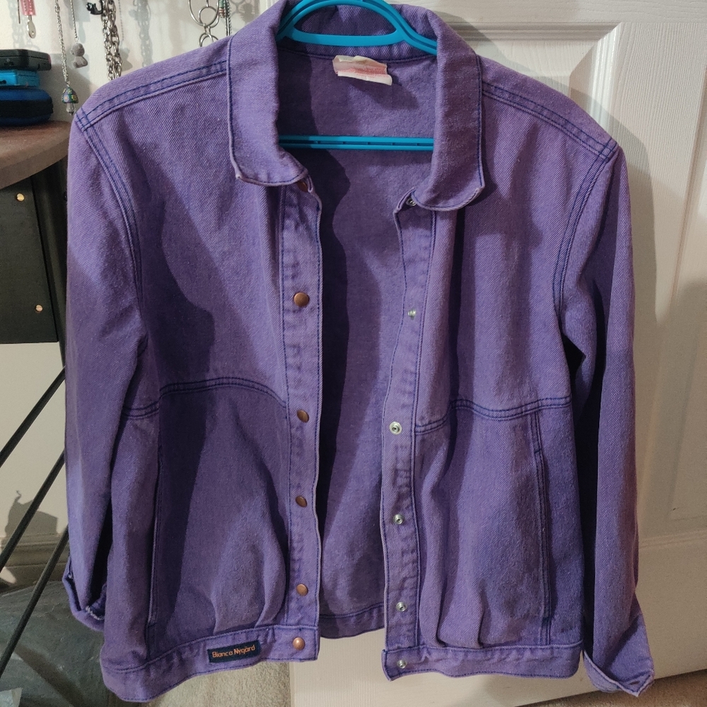 Purple Bianca Nygård Denim Jacket